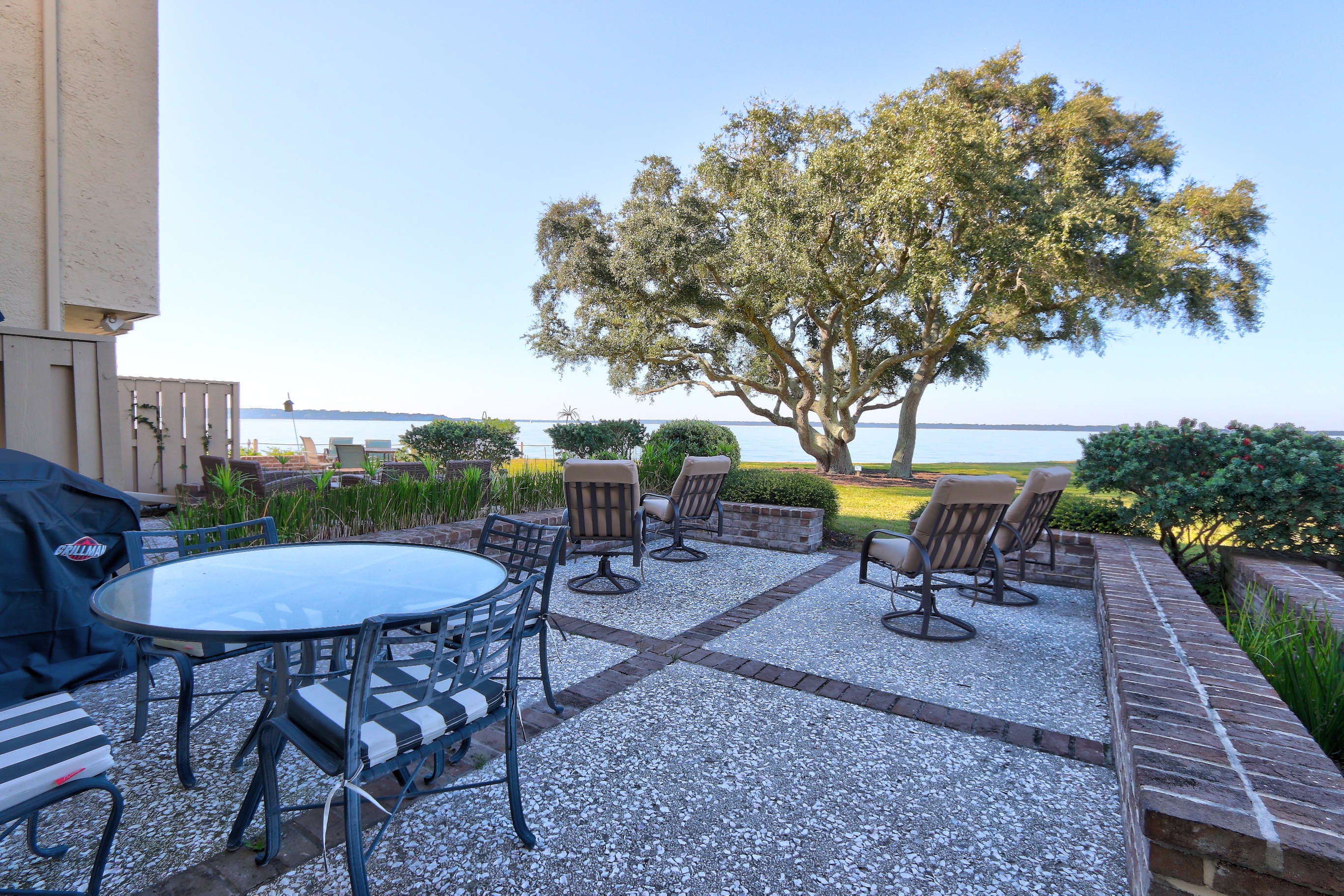 Back Patio with Sound View