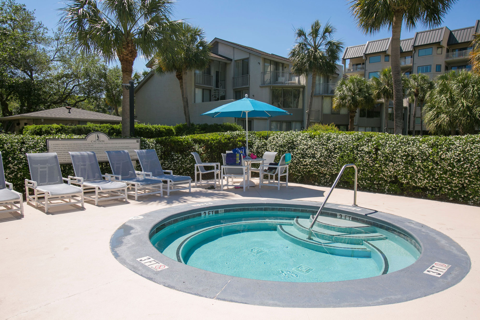 Poolside Hot Tub