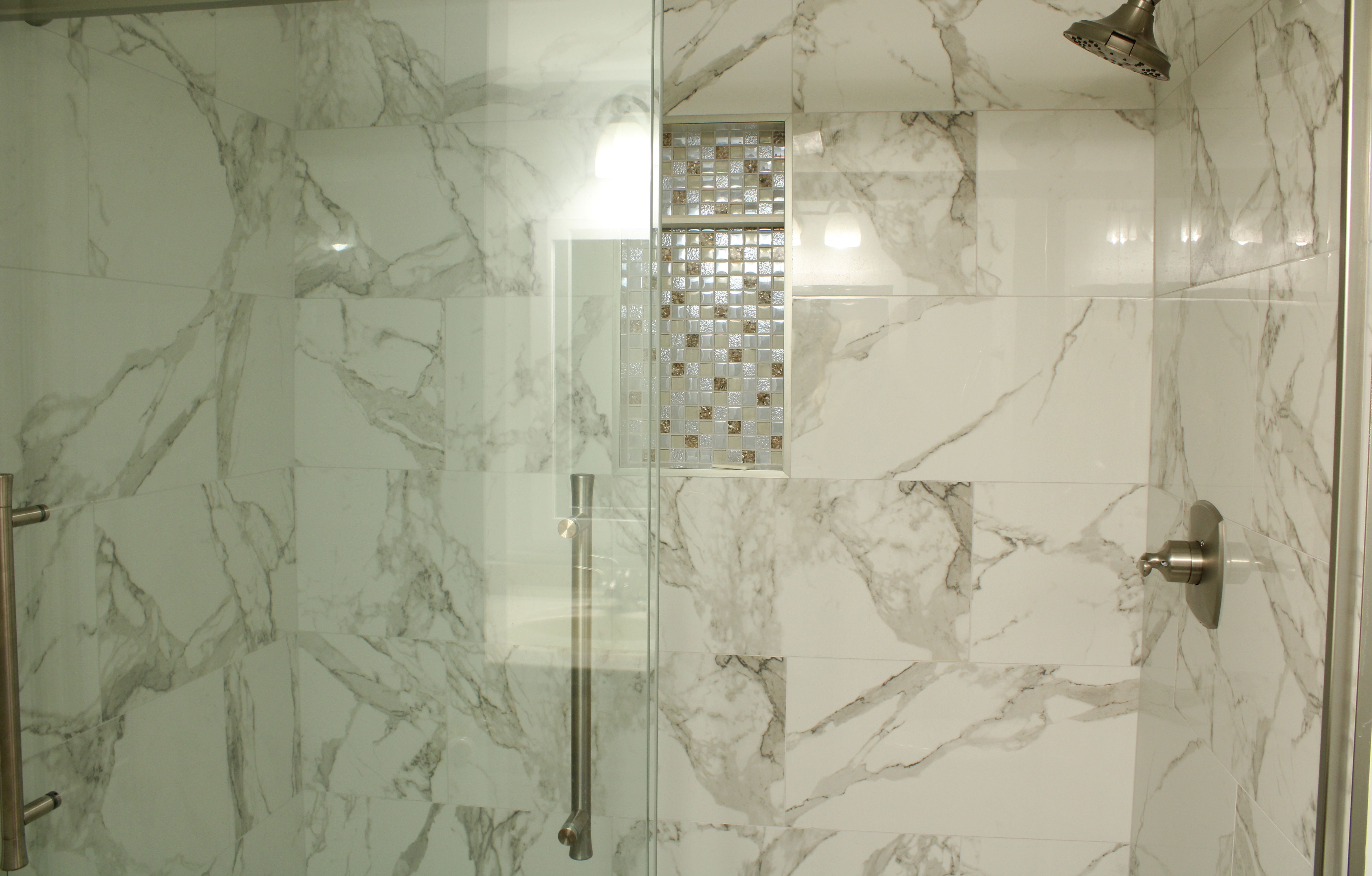 Master Bathroom Walk-In Shower 