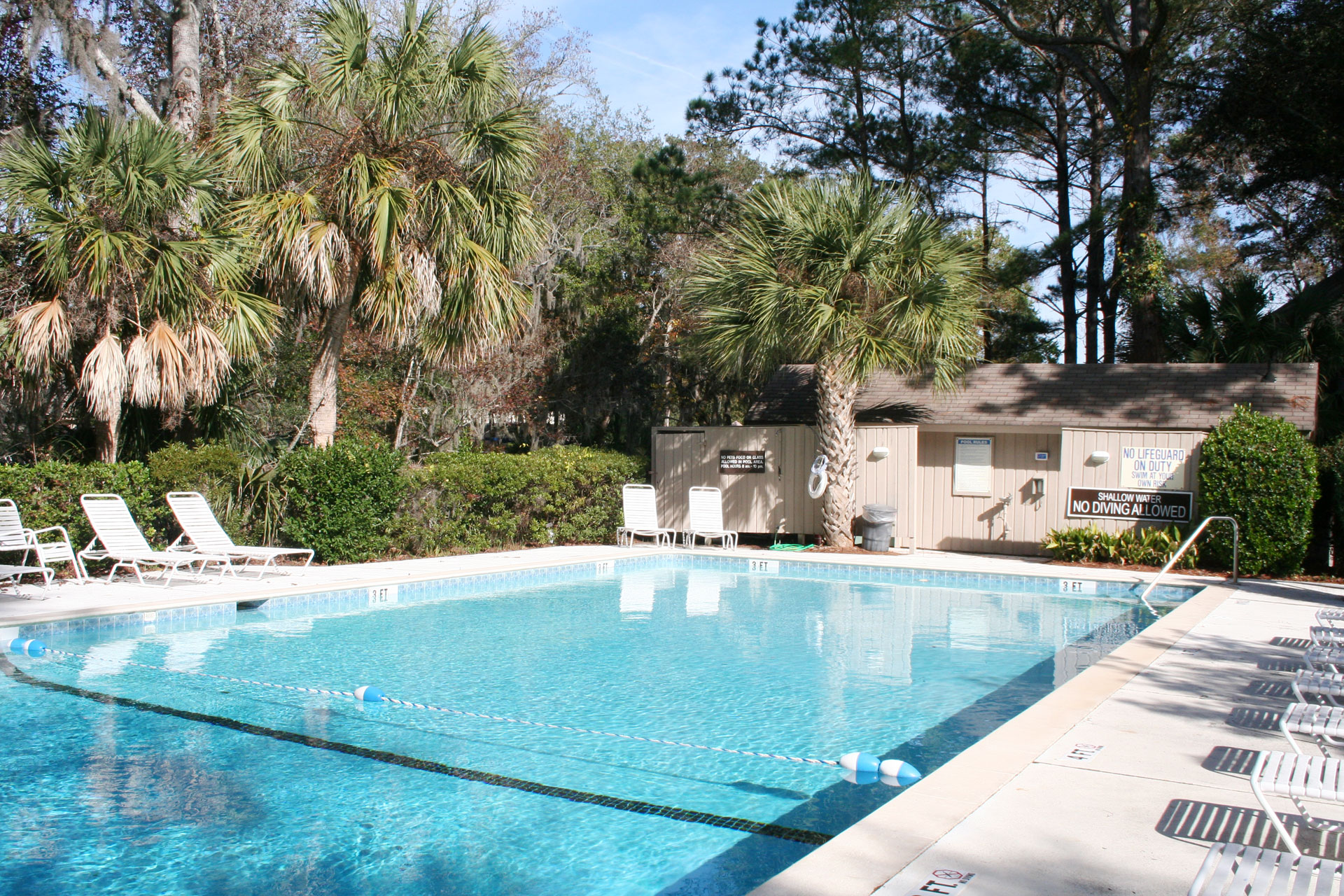 On Site Pool measures 25' x 61'