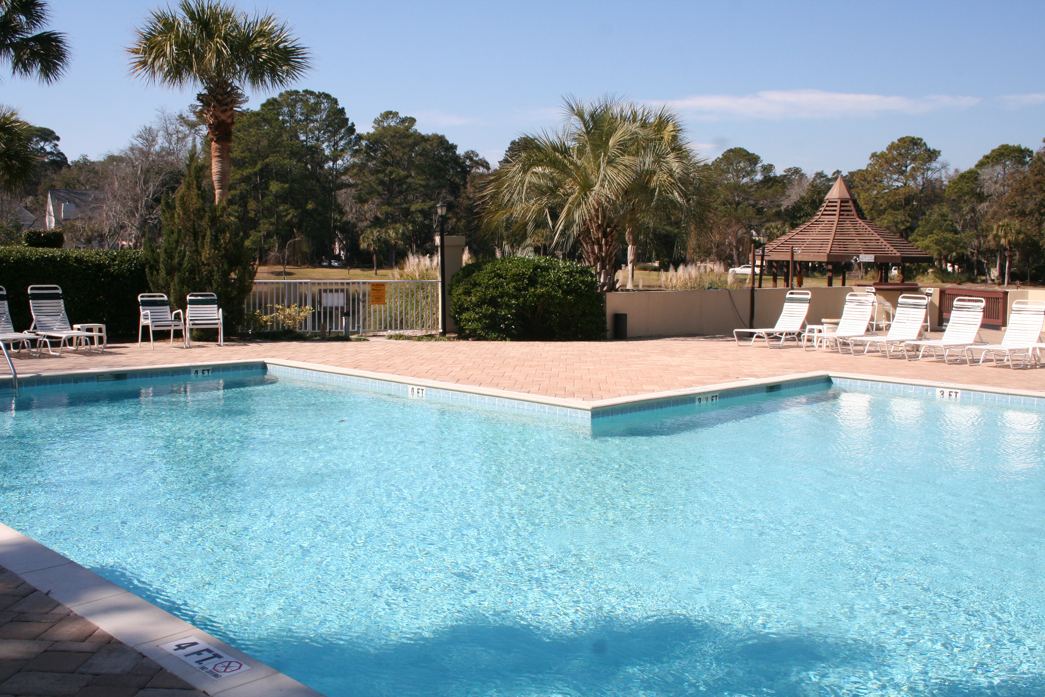 Large Sunny Pool on site