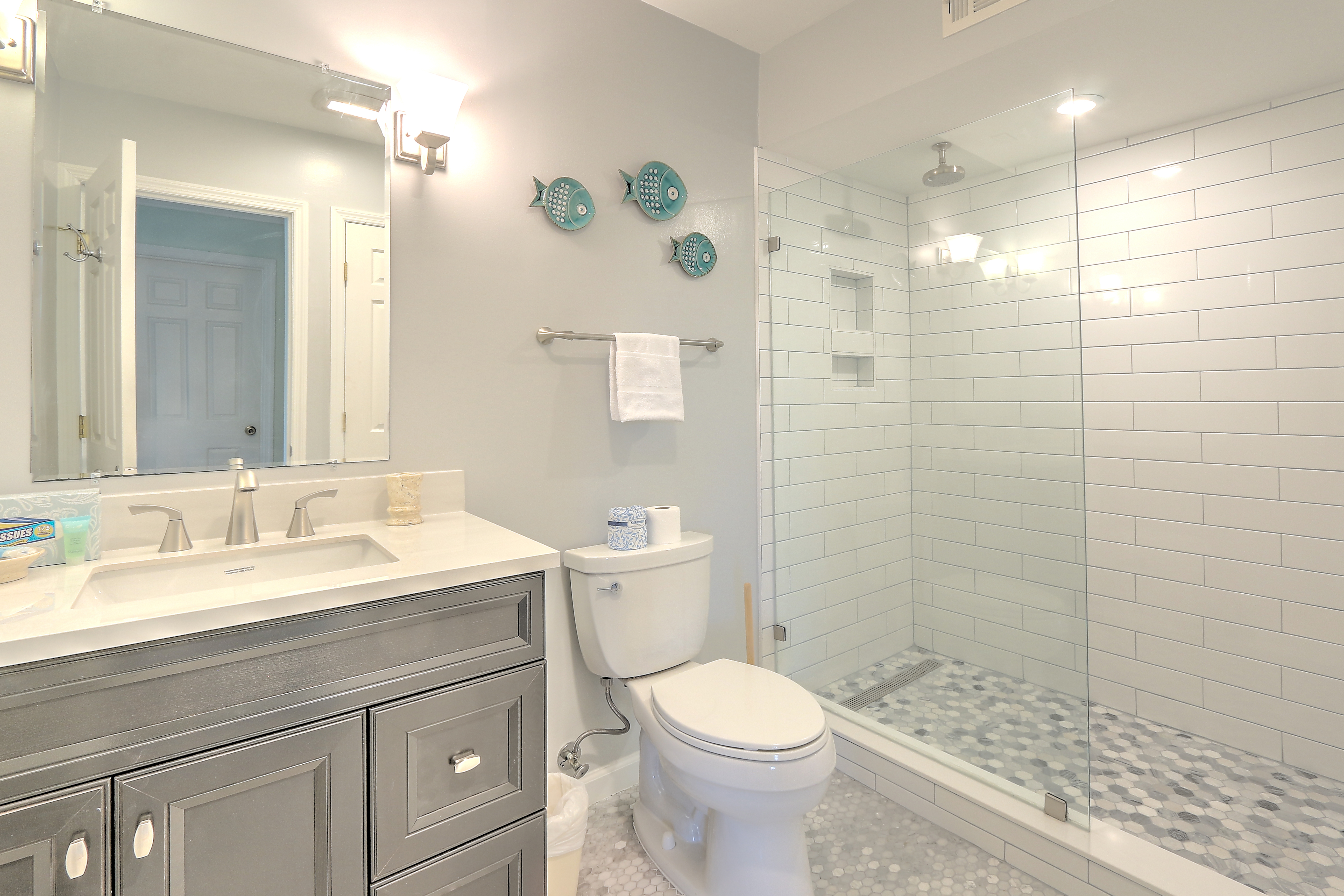 Master Bathroom with Walk-In Shower