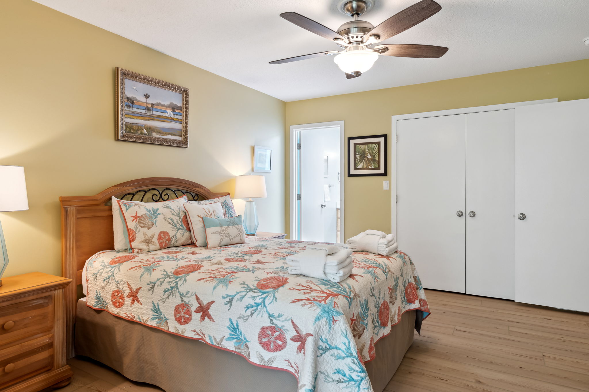 Master with Queen Bed, Flat Screen TV, and Private Bath