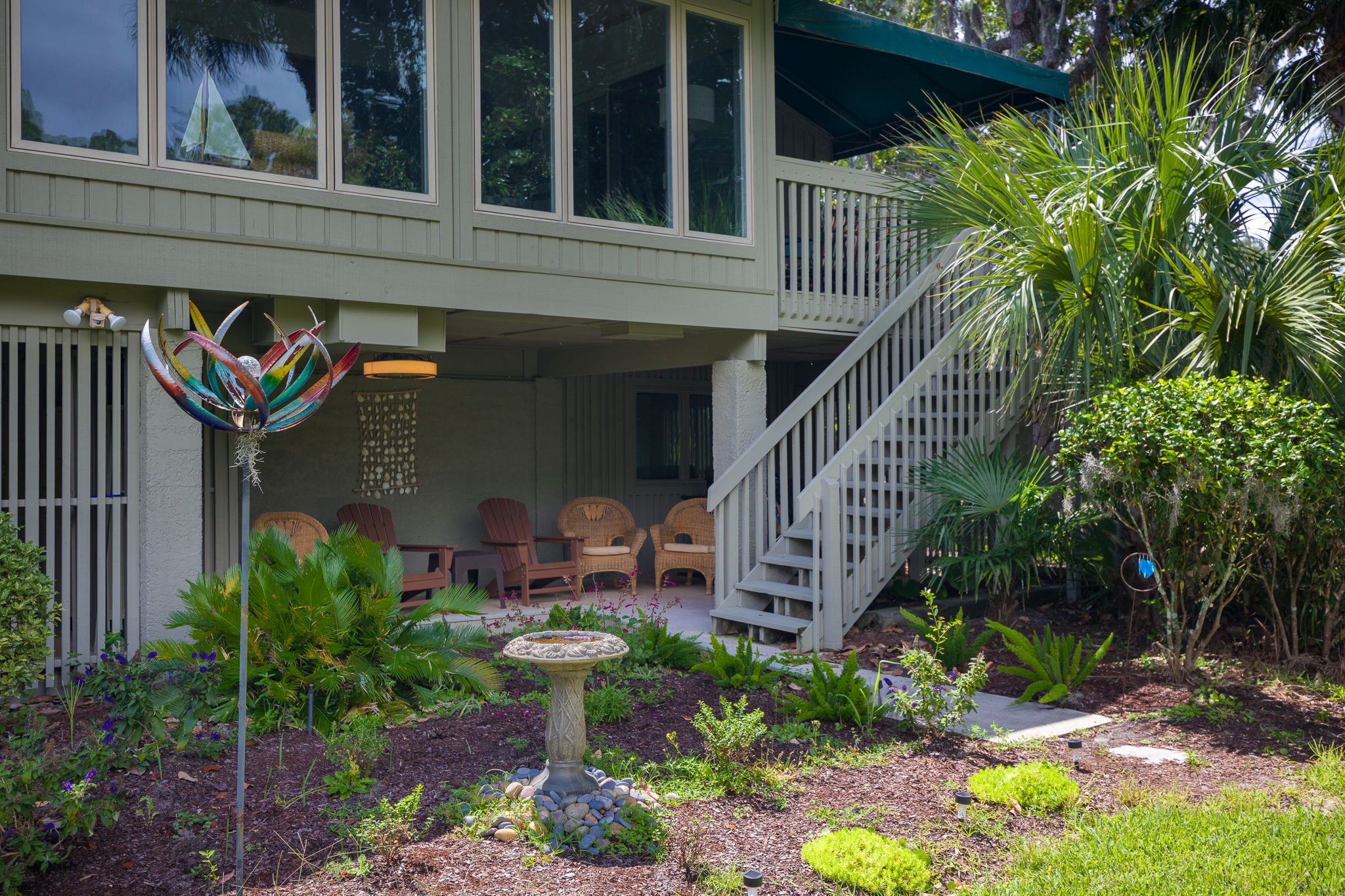 Private Back Porch with Gas Grill