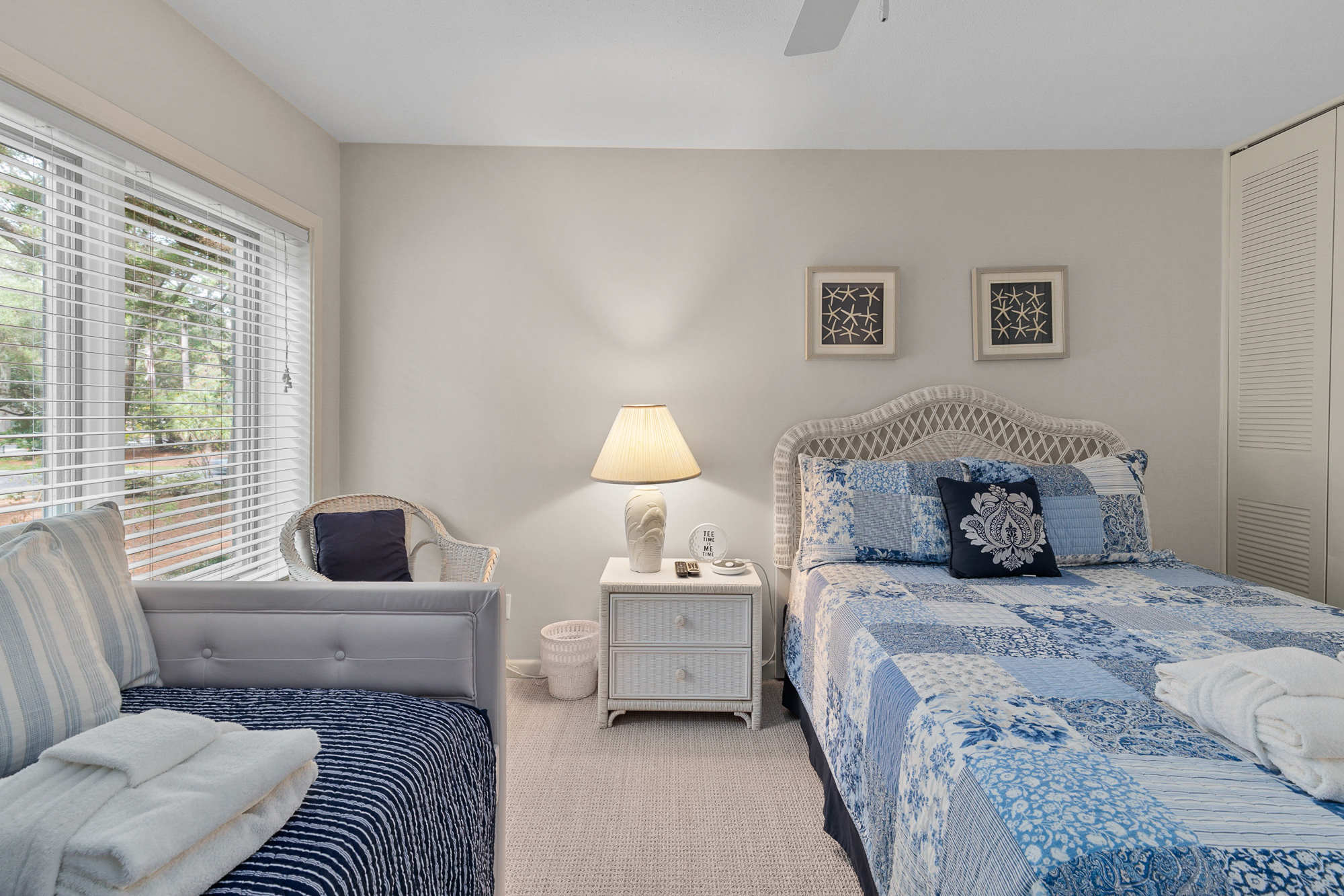 2nd Bedroom with Queen and Twin