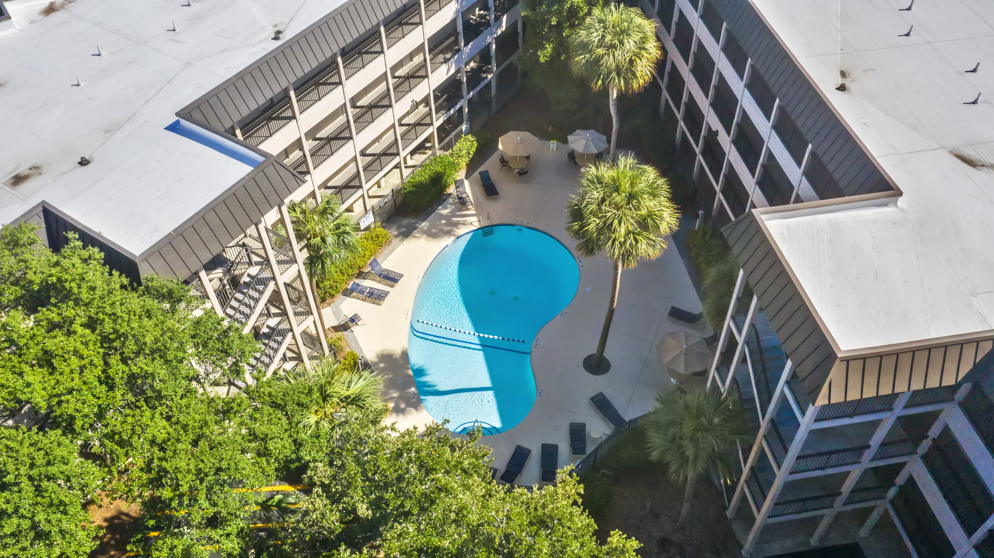 Shot of one of the Pools