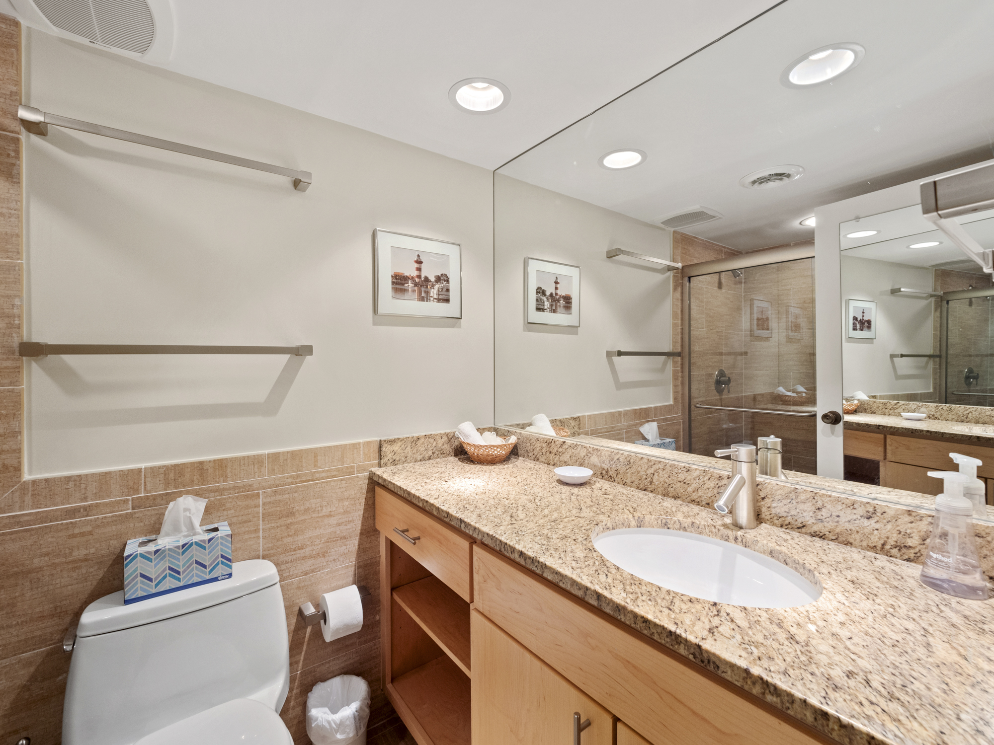 Bathroom with Bedroom #3 with Shower Only