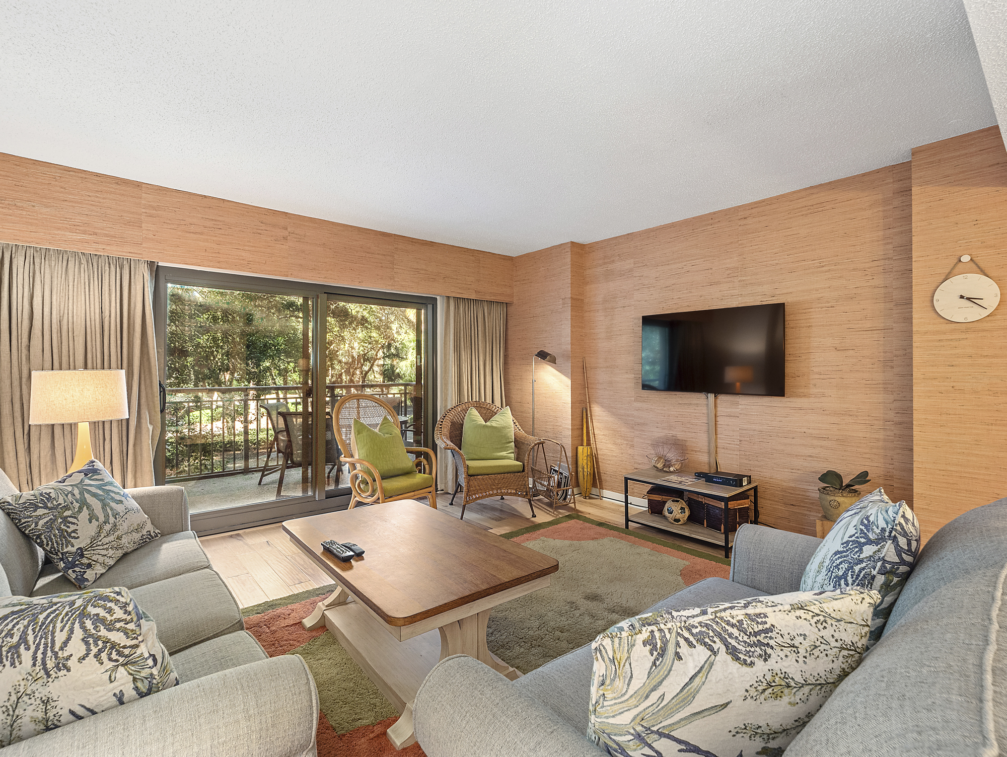 Living Room with Flat Screen TV