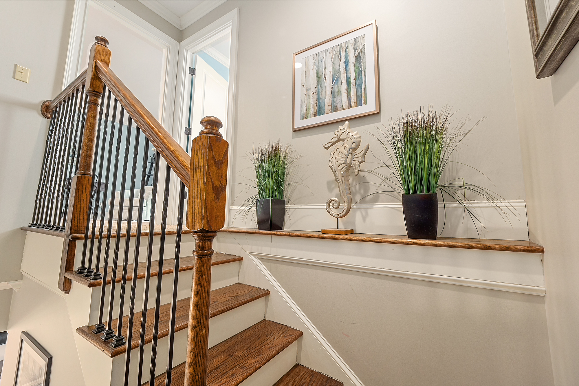 Stairway to second floor