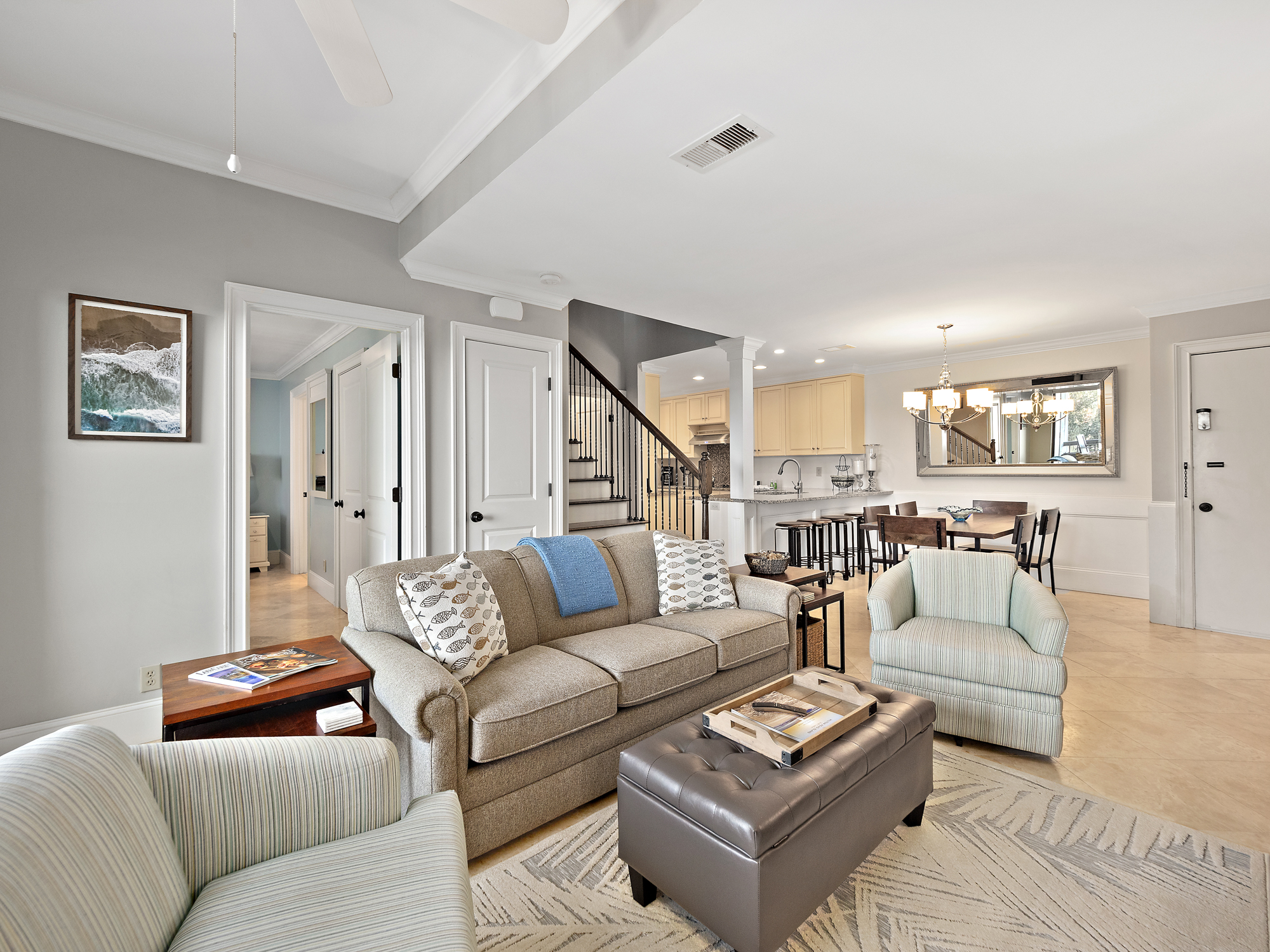 Living Room with Sleep Sofa 