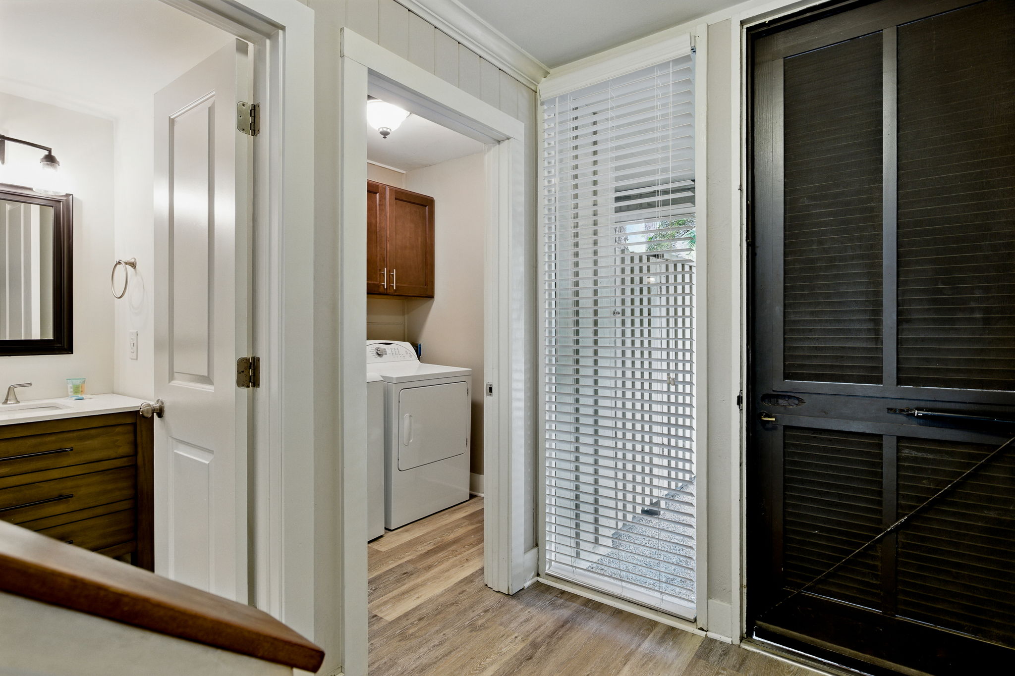 Foyer with Laundry Room and Bathroom 3