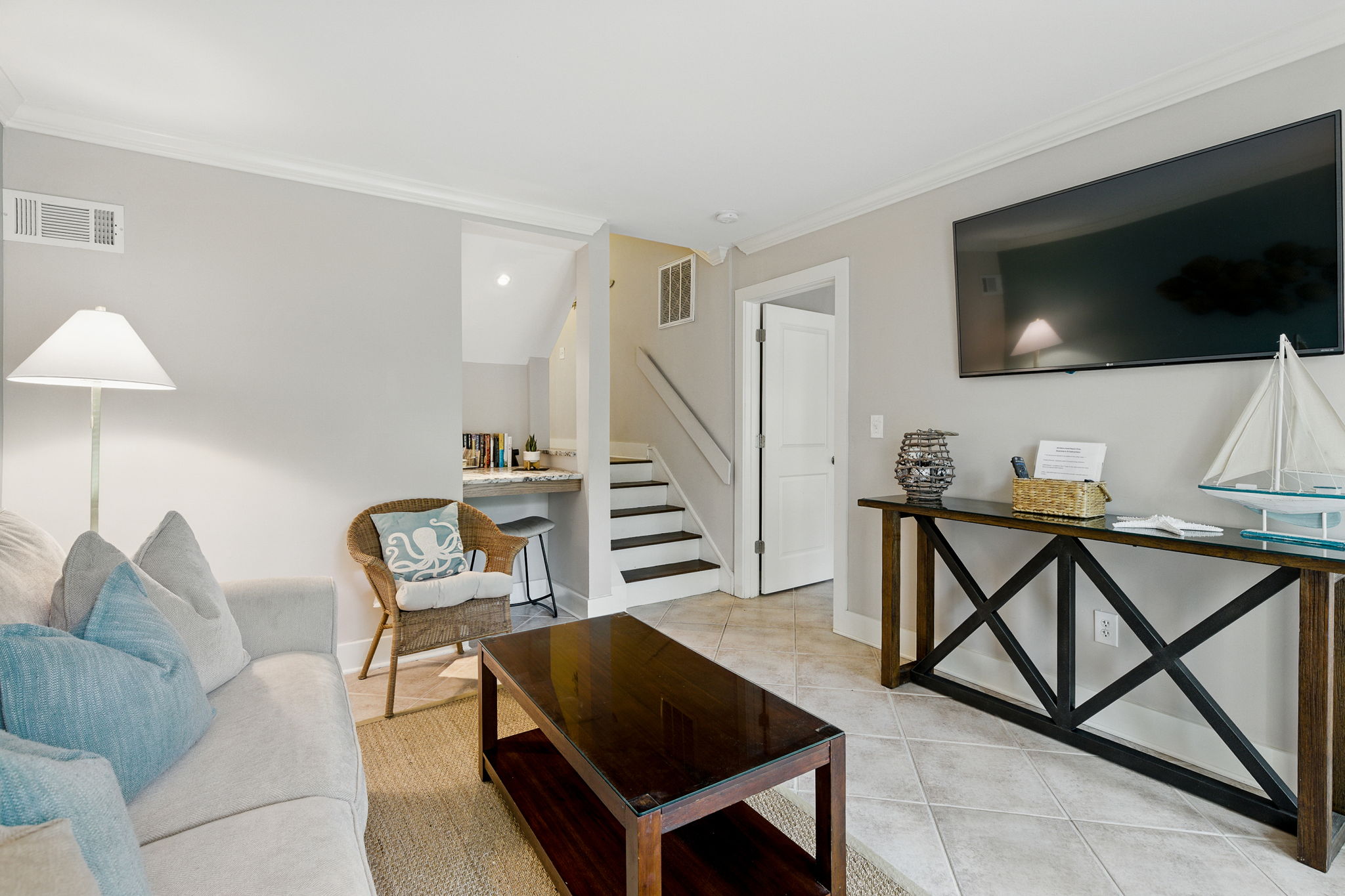 Downstairs Den with Sleep Sofa