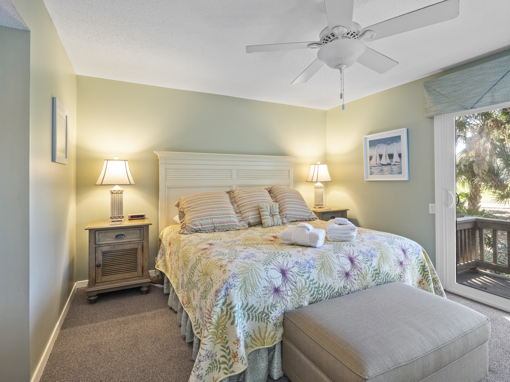 2nd Master w/ King Bed, Private Bath, and a Flat Screen TV