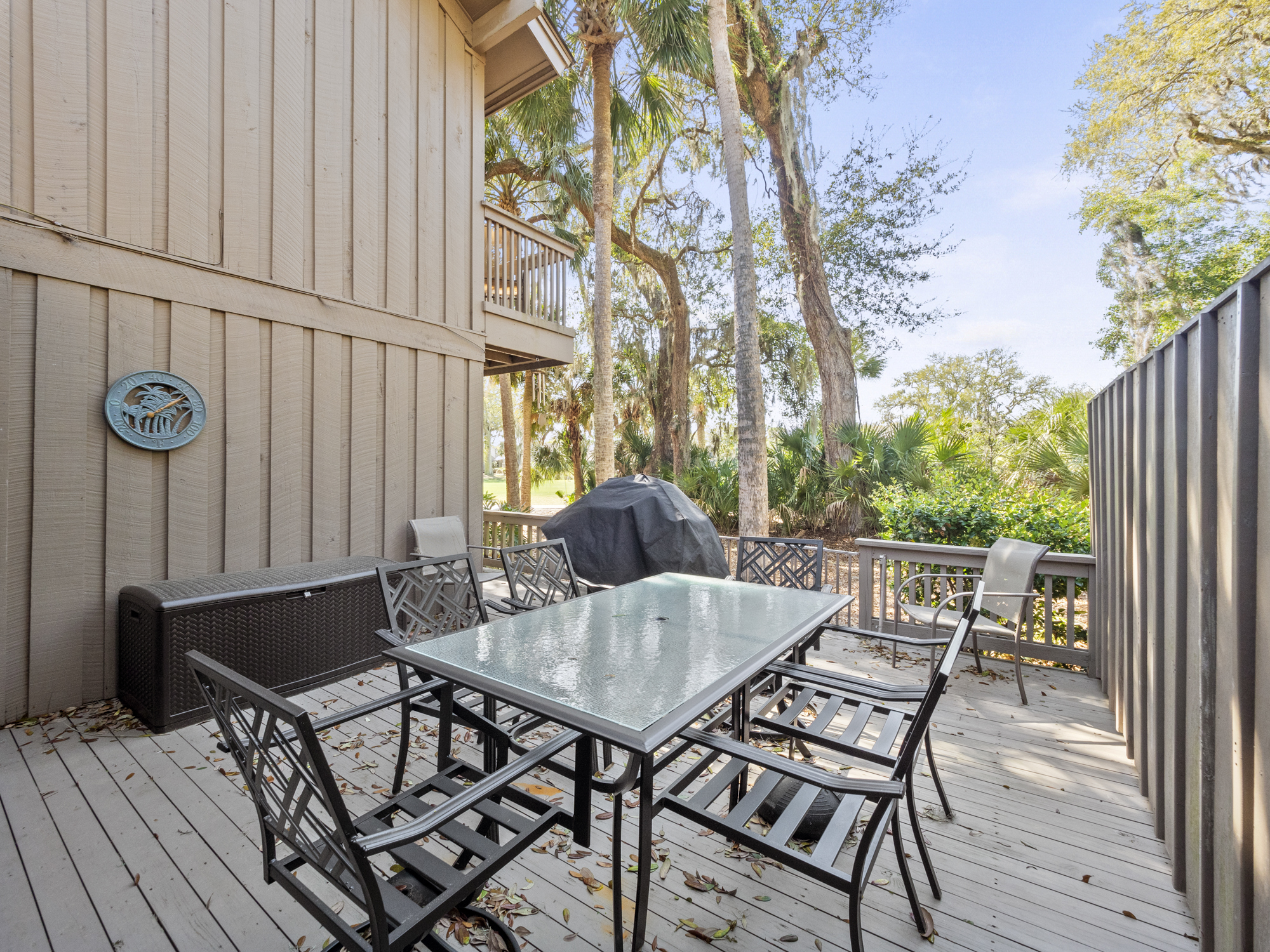 First Floor Back Patio w/ Propane Grill