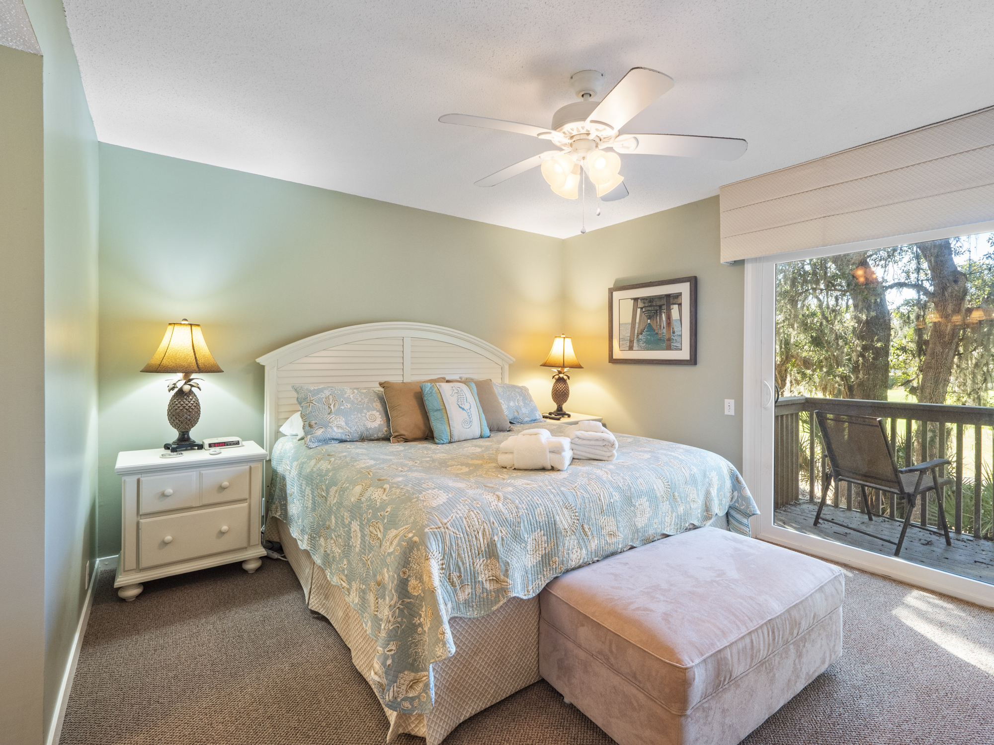 Master w/ King Bed, Flat Screen TV, Private Bath and Balcony
