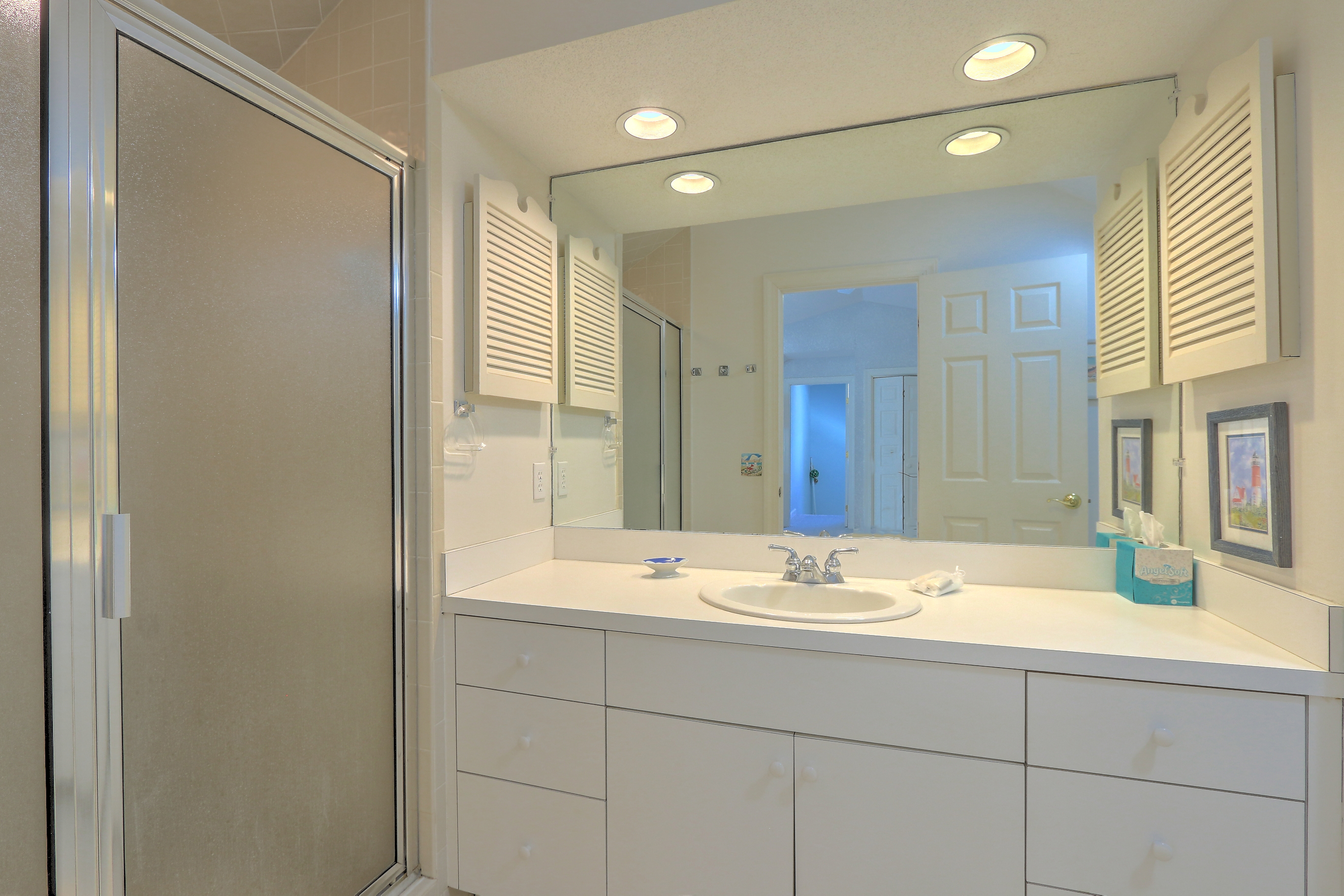 Bedroom 4 Private Bath with Walk-In Shower