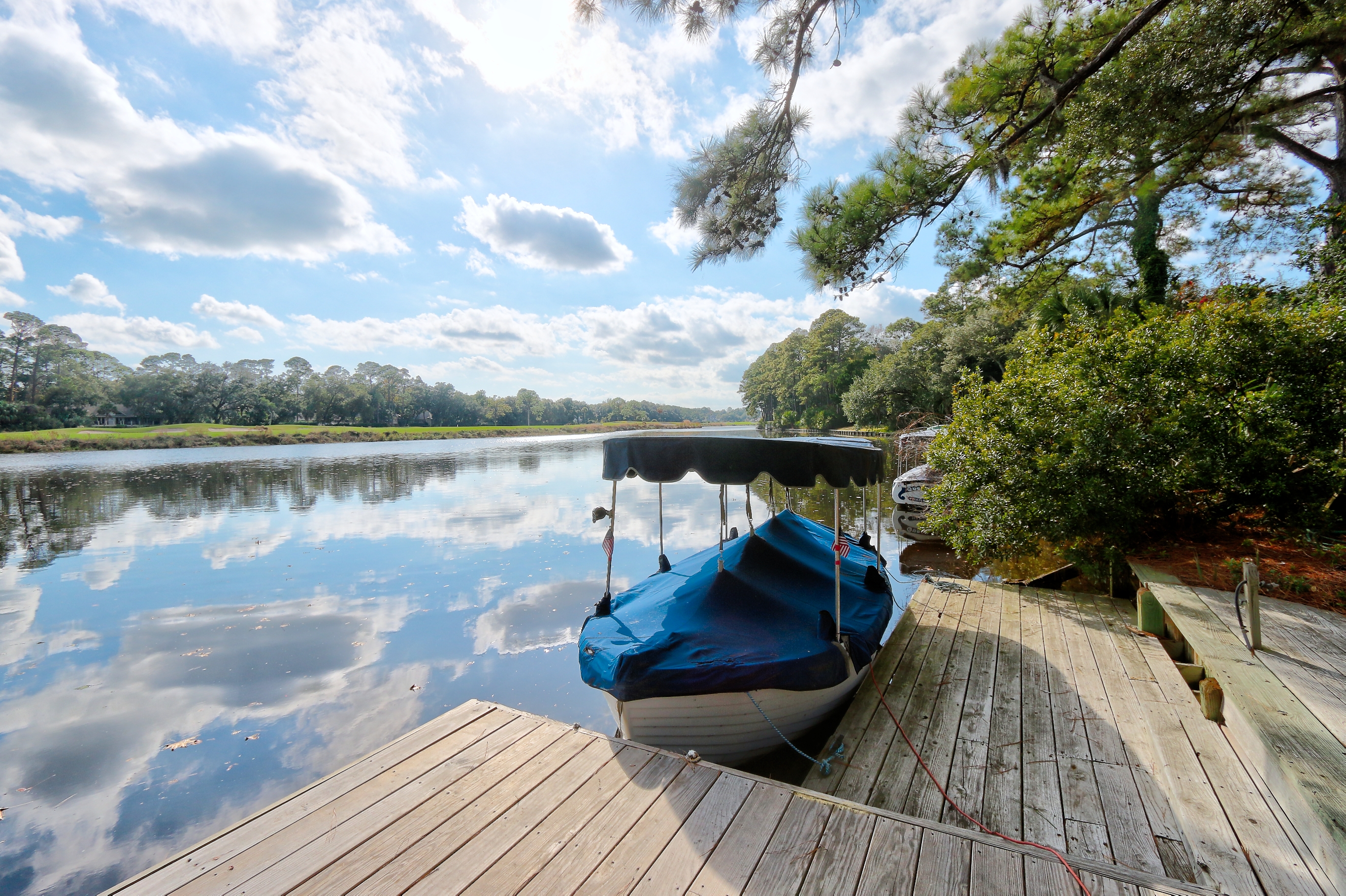 View from Private Dock (Boat is not for guest use)