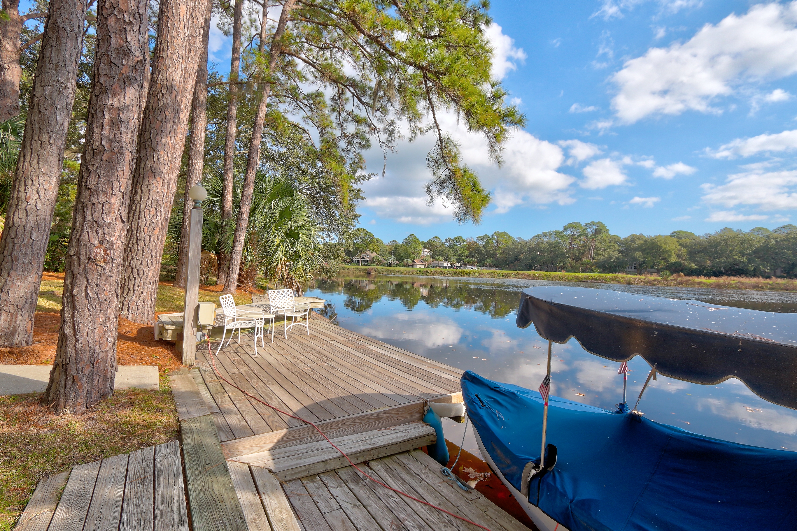 View from Private Dock (Boat is not for guest use)