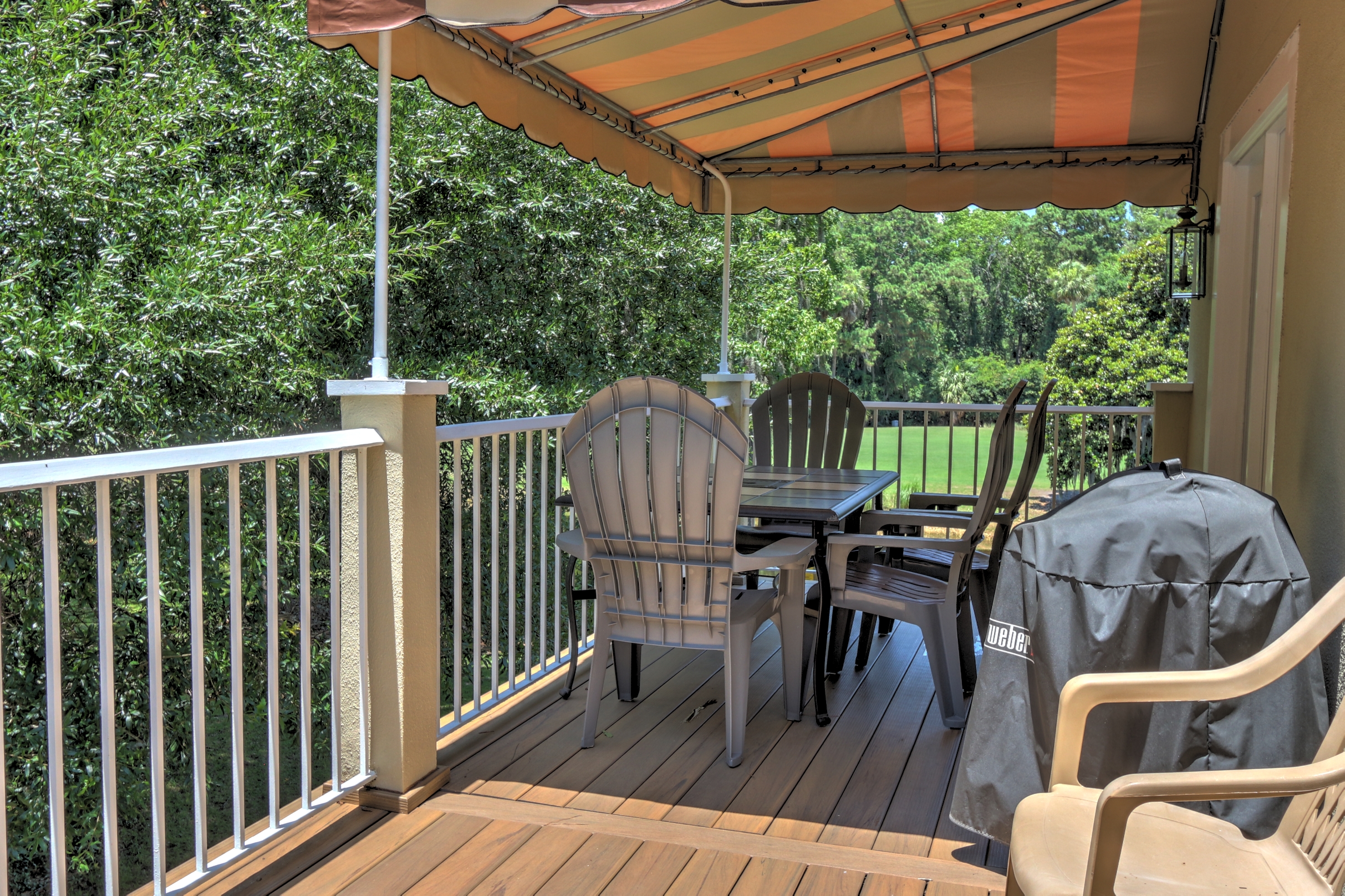 Private Balcony with Electric Grill