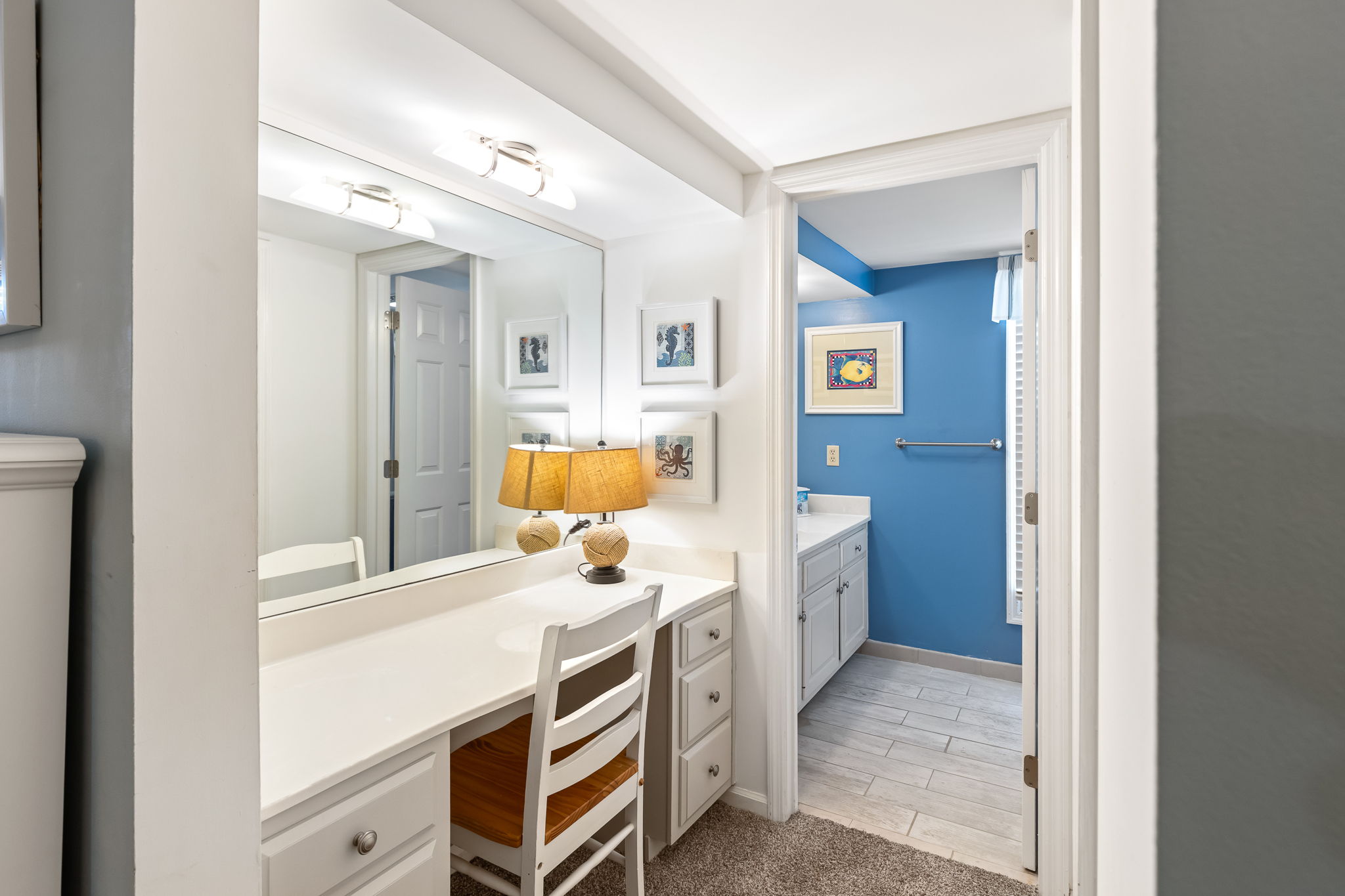Bedroom 3 Private Bath with Shower/Tub Combo