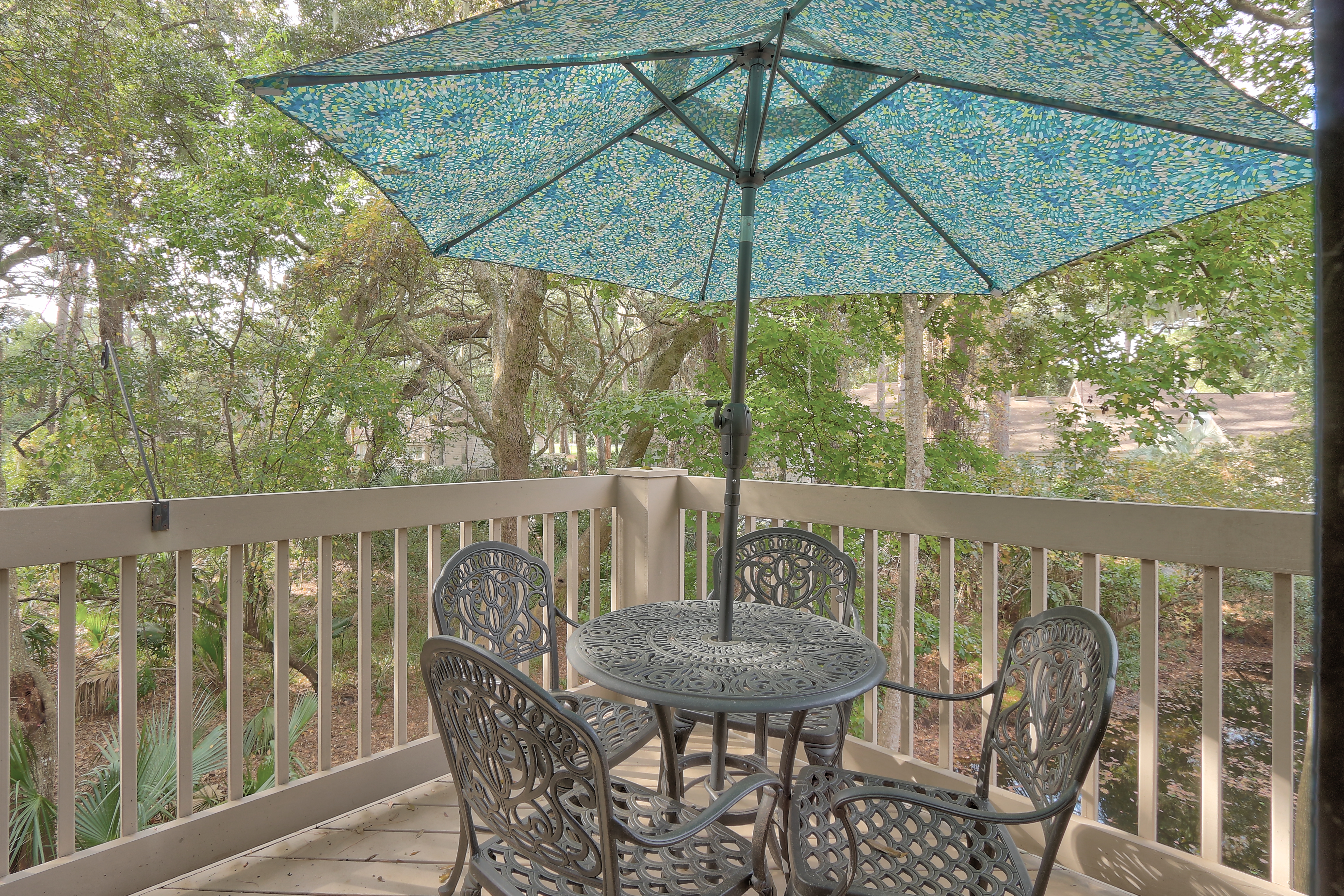 Private Balcony with Lagoon View