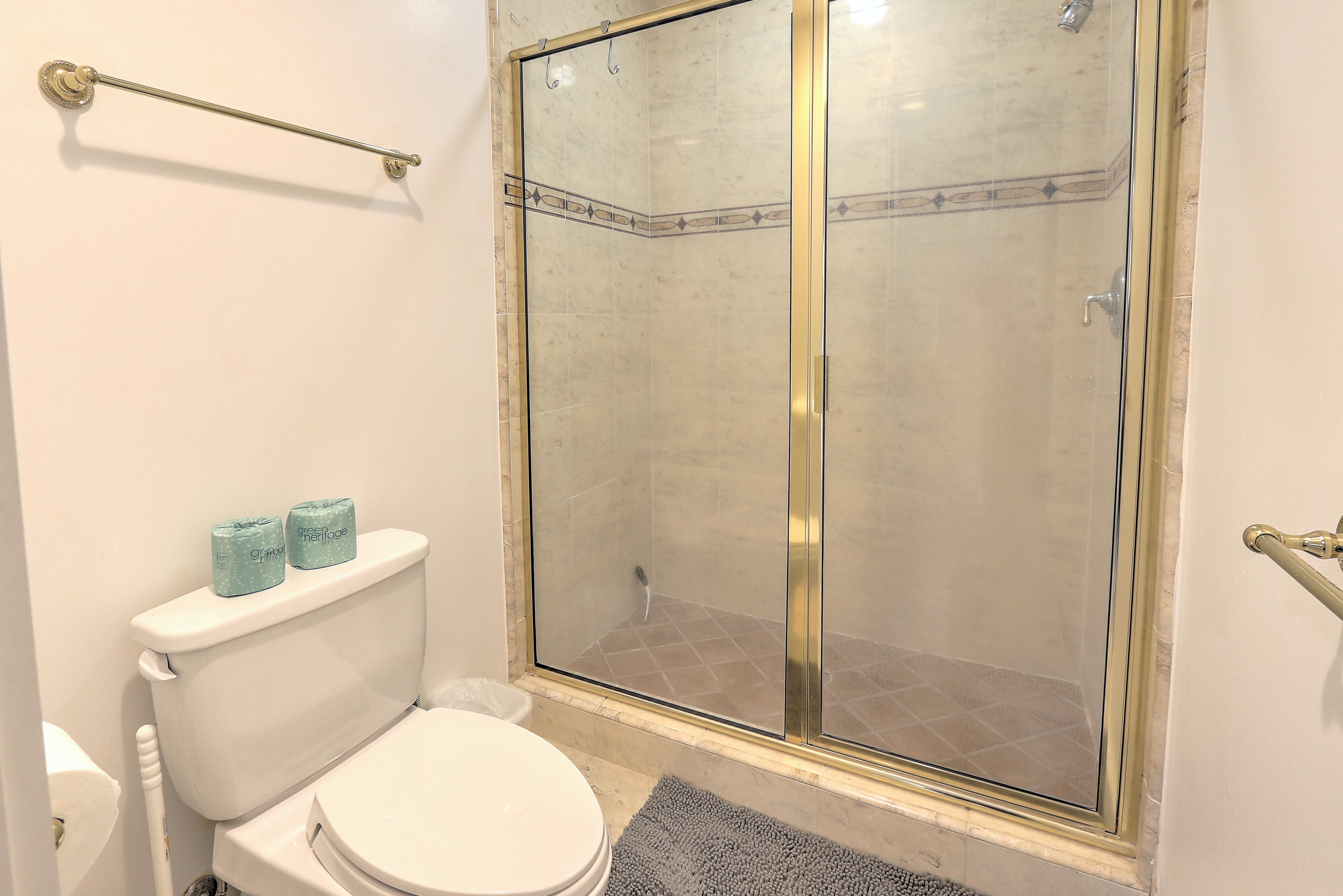 Bedroom 2 and 3 Shared Bath with Walk-In Shower