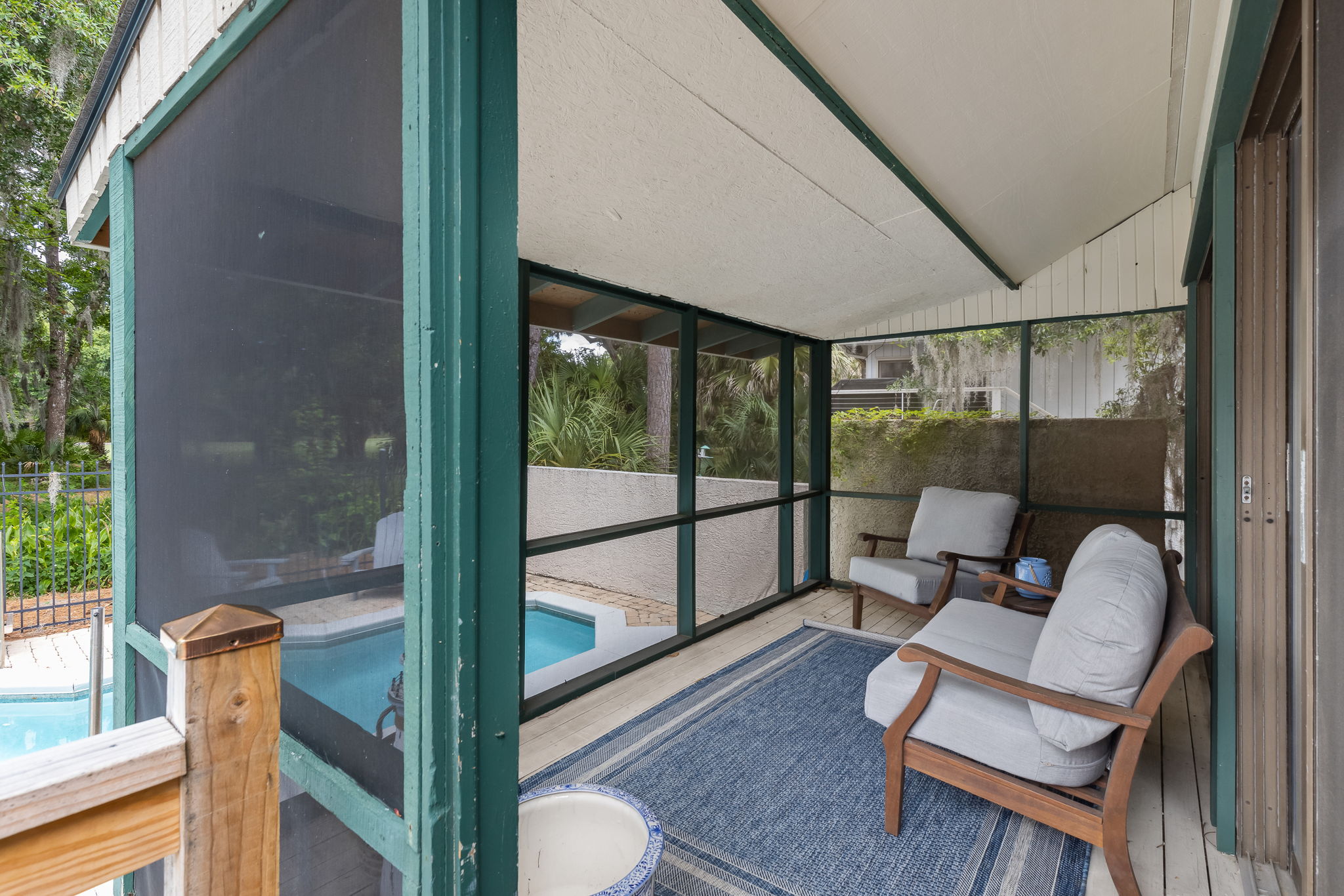 Screened porch off Back Deck (Addition Access From Den)