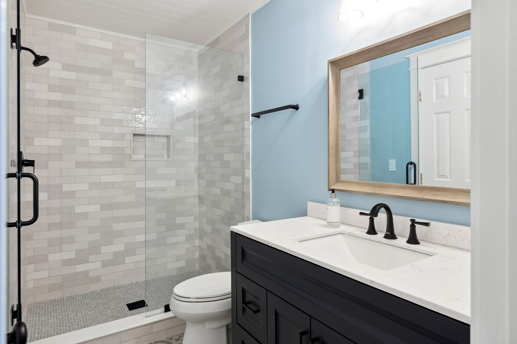 Hall Bath shared with Master, Bedroom 2 and Main Living Area