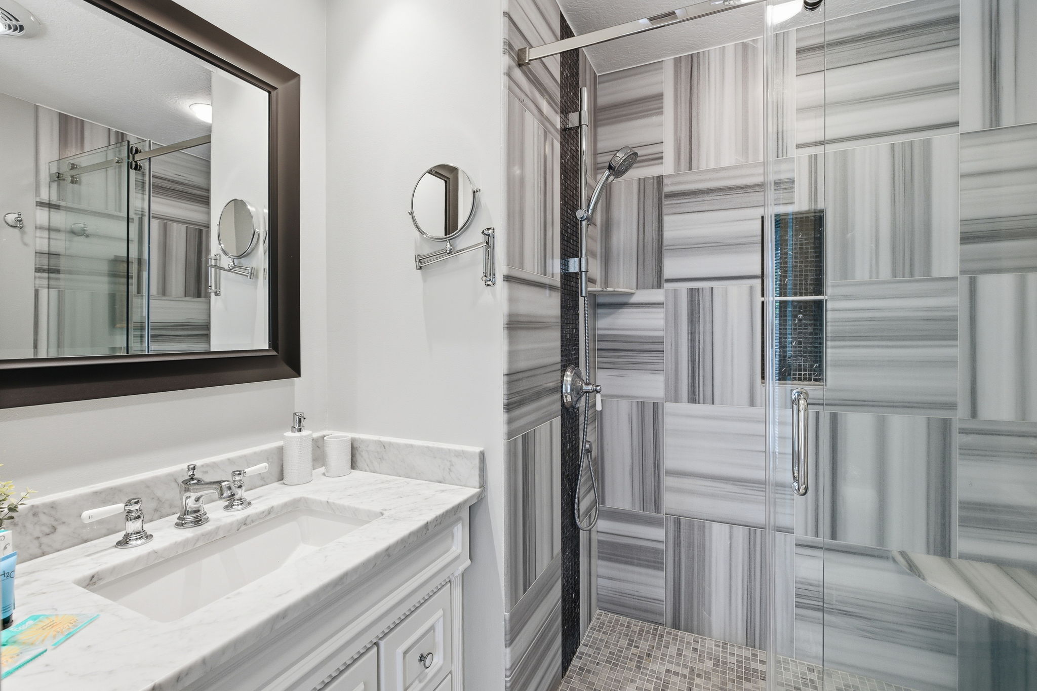 Master Bathroom with Walk In Shower