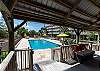 Covered Cabana perfect for lounging 