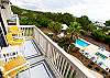 Private balcony from the living area