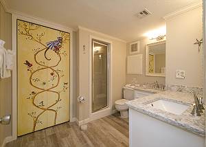Guest Bathroom with walk in shower