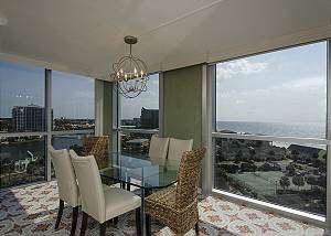 Dining Room with view of beach