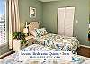 Queen and twin beds