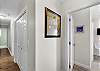 Down the hallway, you’ll find three bedrooms.