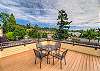 Rooftop Patio with panoramic view of downtown Friday Harbor