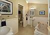 Primary bathroom with soaking tub