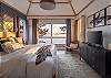 The Primary suite: Extra amenities include a dresser, two nightstands with lamps, a sound machine, an aromatherapy diffuser, black out curtains and Alexa speaker for you to enjoy. 