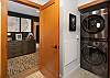 Laundry room (in the guest bathroom on the main floor)