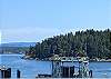 Partial view of the ferry landing from the share deck