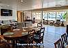 Shared dining area and shared living space with other guests. 
*Every suite is private and has a private bathroom 
*Kitchen and living space are shared with other guests. 