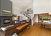 Open concept living, kitchen and dining room