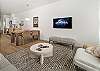 Enjoy the comfort of this luxury condo with Smart TV access. 