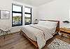 Bedroom #2: Queen bed with water view. 