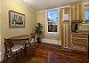 Entrance to the dining room and kitchenette