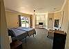 King studio with Smart TV and a cozy gas fireplace