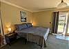 King studio with Smart tv, and gas fireplace