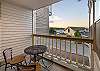 Enjoy the bistro set from the private deck space