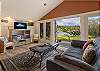 The TV Room is adjacent to the kitchen and dining area and is furnished with a sleeper sofa.
**ONE behaved dog is welcome with an additional fee. 1 dog per reservation. Must be less than 60lbs and you must clean up after your furry friend.