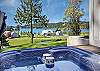 Relax in the hot tub and take in the views of Westcott Bay
